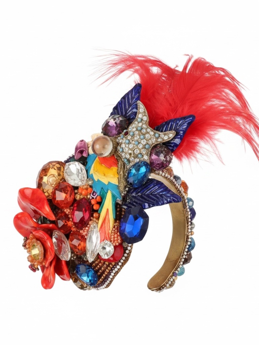 ONE OF A KIND ✨ Rare Vintage Wendy Gell “Wristy” Couture Statement Cuff Bracelet - Picture 8 of 9